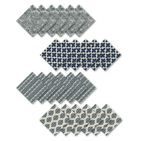 Elrene Home Fashions 24 Piece Napkin Set