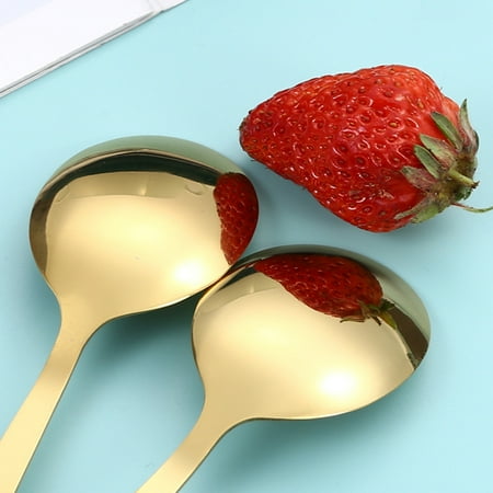 Jiawei Coffee Spoon 2Pcs Exquisite Workmanship Rustproof Practical Long Handle Floral Print Dessert Spoon
Jiawei Coffee Spoon 2Pcs Exquisite Workmanship Rustproof Practical Long Handle Floral Print Dessert Spoon