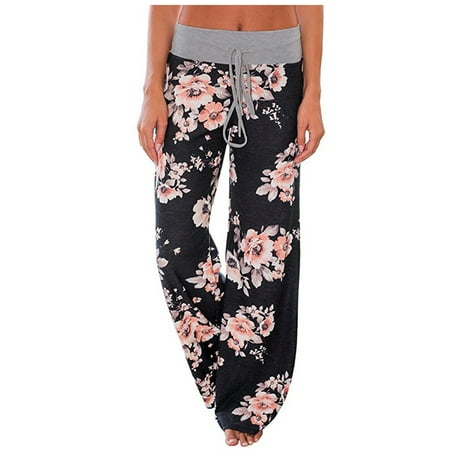 Mrat Full Length Pants Women s Skinny Jean Ladies Comfy Casual Pajama Floral Print Drawstring Lounge Wide Leg Pants Casual Wide Leg Pants
Mrat Full Length Pants Women s Skinny Jean Ladies Comfy Casual Pajama Floral Print Drawstring Lounge Wide Leg Pants Casual Wide Leg Pants