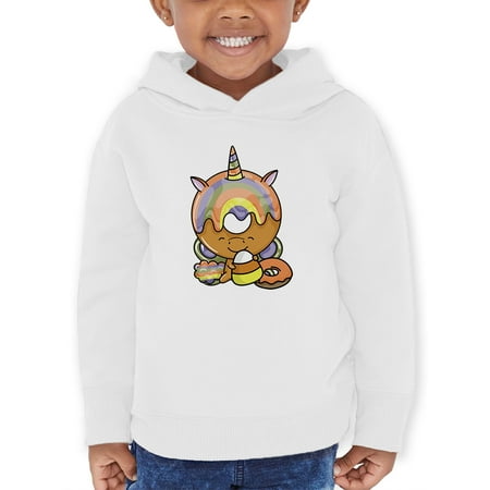 Unicorn Donut With Candycorn Hoodie Toddler -Image by Shutterstock 4 Toddler