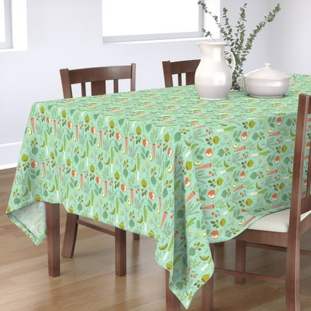 Cotton Sateen Tablecloth 70 x 90 - Blue Vegetable Garden Home Fresh Fruit Food Orchard Green Veggies Retro Print Custom Table Linens by Spoonflower
Cotton Sateen Tablecloth 70 x 90 - Blue Vegetable Garden Home Fresh Fruit Food Orchard Green Veggies Retro Print Custom Table Linens by Spoonflower