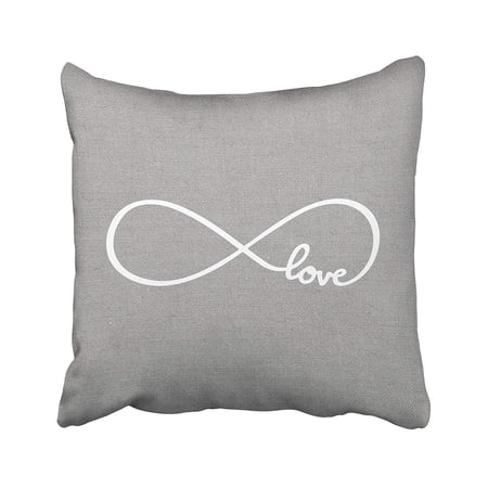 BPBOP forever rustic gray love lumbar Pillowcase Pillow Cover 20x20 inches