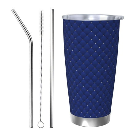 Gukieu Navy Blue Print 20OZ Car Cup Vacuum Stainless Steel Leak-proof Thermos Cup Unisex Suitable for Home Outdoor and Sports-Straw Three-piece Set
Gukieu Navy Blue Print 20OZ Car Cup Vacuum Stainless Steel Leak-proof Thermos Cup Unisex Suitable for Home Outdoor and Sports-Straw Three-piece Set