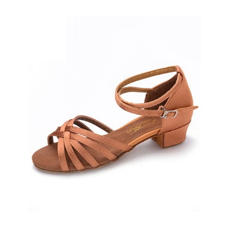 Daeful Girls Comfortable Heeled Latin Shoe Performence Fashionable Sandals Practice Antiskid Ankle Strap Open Toe Dance Shoes
Daeful Girls Comfortable Heeled Latin Shoe Performence Fashionable Sandals Practice Antiskid Ankle Strap Open Toe Dance Shoes