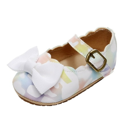QIANGONG Toddler Shoes Girls Single Shoes Bow Tiet Prewalkers Shoes Buckle Strap Toddler Soft Bottom Breathable Princess Shoes (Color: White Size: 13 )
QIANGONG Toddler Shoes Girls Single Shoes Bow Tiet Prewalkers Shoes Buckle Strap Toddler Soft Bottom Breathable Princess Shoes (Color: White Size: 13 )