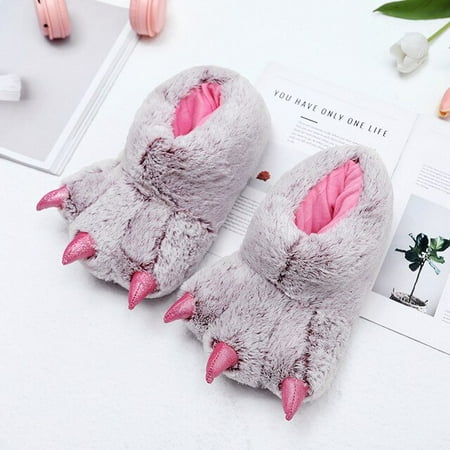 QWZNDZGR Funny Unisex Animal Paw Slippers Shoes Dinosaur Claw Slippers Fuzzy Winter Warm Home Indoor Room Shoes Cosplay Costume
QWZNDZGR Funny Unisex Animal Paw Slippers Shoes Dinosaur Claw Slippers Fuzzy Winter Warm Home Indoor Room Shoes Cosplay Costume