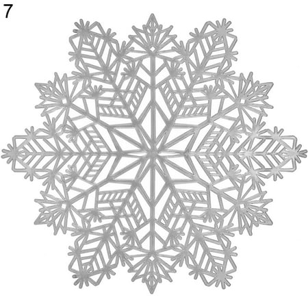 Yesbay Place Mat Snowflake Pattern Heat Insulation PVC Mugs Plates Coaster Pad Christmas Decoration
Yesbay Place Mat Snowflake Pattern Heat Insulation PVC Mugs Plates Coaster Pad Christmas Decoration