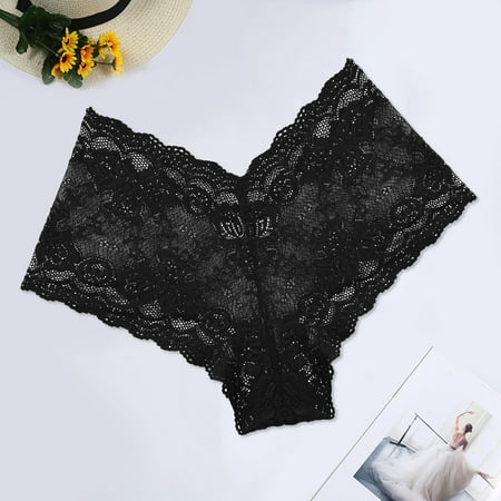 Aayomet Womens Underwear Women Lace Boyshort Sexy Panties Low Rise Underwear Ladies Comfortable Underpants Female Lingerie Black M
Aayomet Womens Underwear Women Lace Boyshort Sexy Panties Low Rise Underwear Ladies Comfortable Underpants Female Lingerie Black M