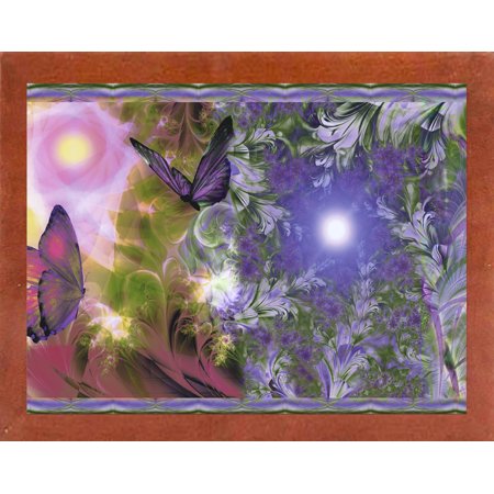 Just A Dream II-MINSOM118923 Print 18"x24" by Mindy Sommers in a Affordable Canadian Walnut Medium