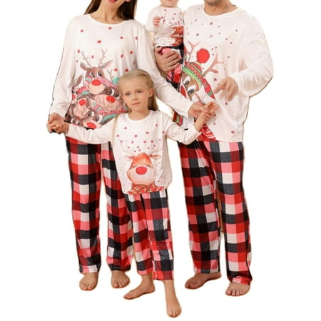 Christmas Pajamas Family Pjs Matching Sets Adults Kids Holiday Sleepwear 2PCS Elk Xmas Jammies Outfit
Christmas Pajamas Family Pjs Matching Sets Adults Kids Holiday Sleepwear 2PCS Elk Xmas Jammies Outfit
