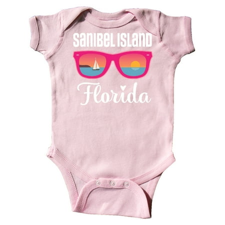 Inktastic Sanibel Island Florida Vacation Gift Baby Girl Bodysuit