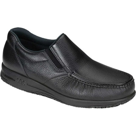 Men s SAS Navigator Moc Toe Loafer Black Leather 11.5 M