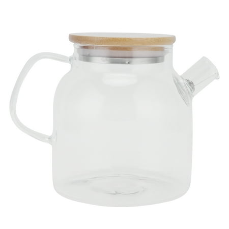 Mgaxyff Tea Kettle Glass Large Capacity 600ml Transparent Heat Resistant Tea Art Teapot Unique with Wood Lid for Home
Mgaxyff Tea Kettle Glass Large Capacity 600ml Transparent Heat Resistant Tea Art Teapot Unique with Wood Lid for Home