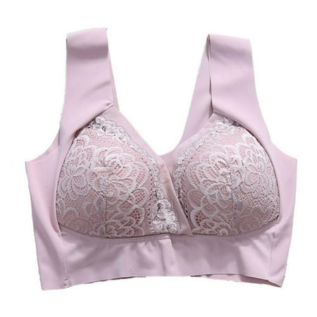 Miyanuby Womens Plus Size Minimizer No Underwire Bra with Lace Embroidery 2 Packs Pink 36/80BCD 38/85AB
Miyanuby Womens Plus Size Minimizer No Underwire Bra with Lace Embroidery 2 Packs Pink 36/80BCD 38/85AB