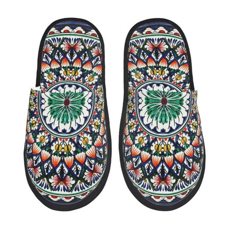 Silkie Colorful With Blue Oriental Slippers for women and Men House Shoes for Unisex Indoor House Shoes-Large
Silkie Colorful With Blue Oriental Slippers for women and Men House Shoes for Unisex Indoor House Shoes-Large