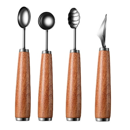 Melon Baller|4 Types Stainless Steel Melon Scooper and Fruit Carving Tool|with Comfortable Handle Scoop for Fruit Cookie Ice Cream Meatball Dig
Melon Baller|4 Types Stainless Steel Melon Scooper and Fruit Carving Tool|with Comfortable Handle Scoop for Fruit Cookie Ice Cream Meatball Dig