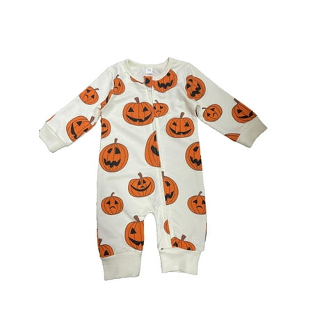 Halloween Newborn Baby Boys Girls Rompers Pumpkin Print Long Sleeve Zipper Rompers Jumpsuits Overalls Clothes
Halloween Newborn Baby Boys Girls Rompers Pumpkin Print Long Sleeve Zipper Rompers Jumpsuits Overalls Clothes
