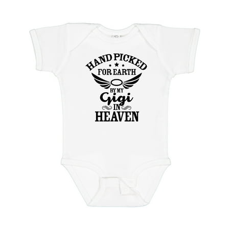 Inktastic Handpicked for Earth by My Gigi in Heaven with Angel Wings Gift Baby Boy or Baby Girl Bodysuit
Inktastic Handpicked for Earth by My Gigi in Heaven with Angel Wings Gift Baby Boy or Baby Girl Bodysuit