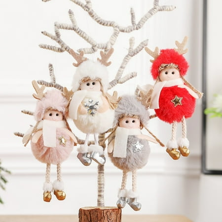 Hanging Pendant Angel Design Fine Texture Plush Christmas Angel Doll for Xmas Pink Plush
Hanging Pendant Angel Design Fine Texture Plush Christmas Angel Doll for Xmas Pink Plush