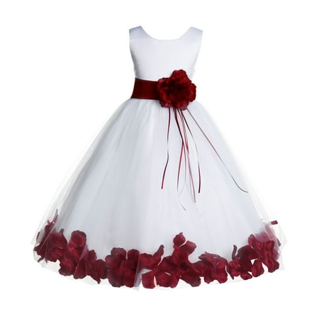 Ekidsbridal Formal Satin Floral Petals Rose Tulle White Flower Girl Dress Bridesmaid Wedding Pageant Toddler Easter Holiday Recital Communion Birthday Baptism Ceremony Special Occasions 007
Ekidsbridal Formal Satin Floral Petals Rose Tulle White Flower Girl Dress Bridesmaid Wedding Pageant Toddler Easter Holiday Recital Communion Birthday Baptism Ceremony Special Occasions 007