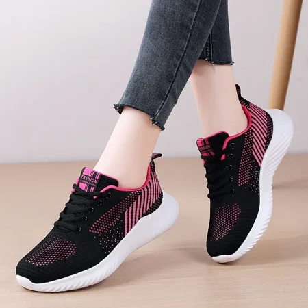 Women‘s Lightweight Mesh Walking Shoes Breathable Mesh Lace-Up Running Shoes Casual Sneakers Women‘s Footwear
Women‘s Lightweight Mesh Walking Shoes Breathable Mesh Lace-Up Running Shoes Casual Sneakers Women‘s Footwear