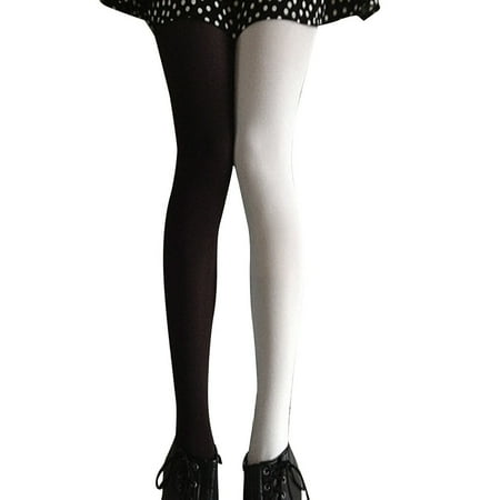 NUOLUX Fashion Double Color AB Splice Left Right Stockings - Free Size (Black and White)
NUOLUX Fashion Double Color AB Splice Left Right Stockings - Free Size (Black and White)