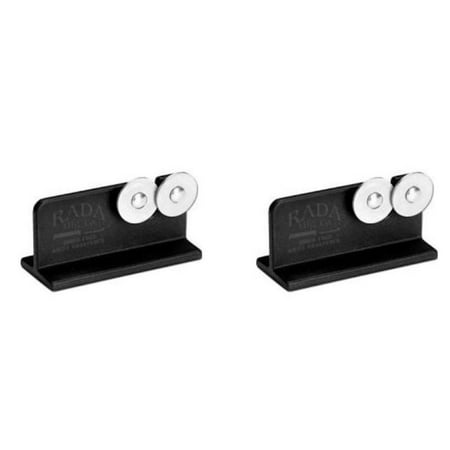 Rada Cutlery R119 Quick Edge Knife Sharpener with Hardened Steel Wheels 2 Pack