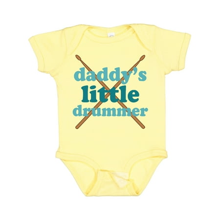 Inktastic Daddy s Little Drummer Gift Baby Boy or Baby Girl Bodysuit