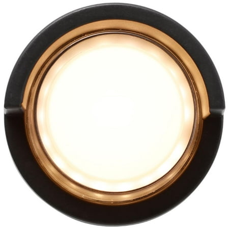

8W Wall Lamp Semicircle Warm White Light Wall Sconce Black Shell AC85-265V IP65 Waterproof Rating for Home Restaurant Store