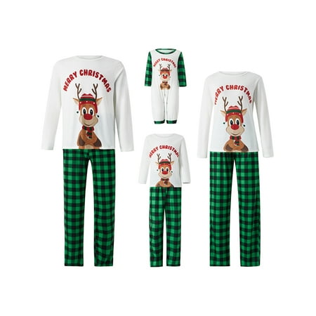 xingqing Family Christmas Pajamas Matching Sets Elk Reindeer Print Tops and Pants PJs Set for Mens Womens Adults Kids White Green
xingqing Family Christmas Pajamas Matching Sets Elk Reindeer Print Tops and Pants PJs Set for Mens Womens Adults Kids White Green