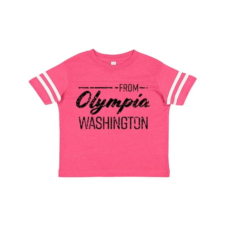 Inktastic From Olympia Washington in Black Distressed Text Gift Toddler Boy or Toddler Girl T-Shirt
Inktastic From Olympia Washington in Black Distressed Text Gift Toddler Boy or Toddler Girl T-Shirt