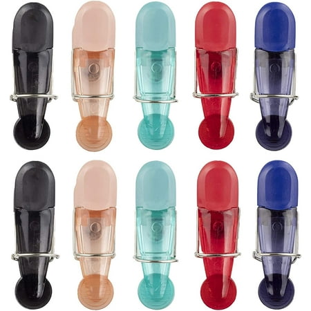 Cook with Color Chip Bag Clips with Magnet Chip Clips with Air Tight Seal 10 Pack Assorted Colors
Cook with Color Chip Bag Clips with Magnet Chip Clips with Air Tight Seal 10 Pack Assorted Colors