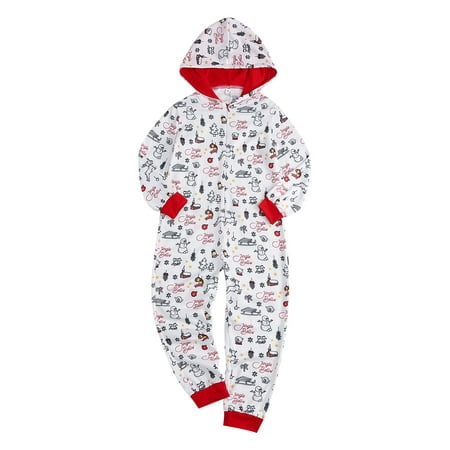 Amuver Parent-Child One Piece Pajamas Christmas Cartoon Printed Long Sleeve Hooded Front Zipper Homewear
Amuver Parent-Child One Piece Pajamas Christmas Cartoon Printed Long Sleeve Hooded Front Zipper Homewear
