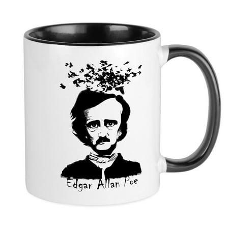 CafePress - EDGAR ALLAN POE Mug - Ceramic Coffee Tea Novelty Mug Cup 11 oz
