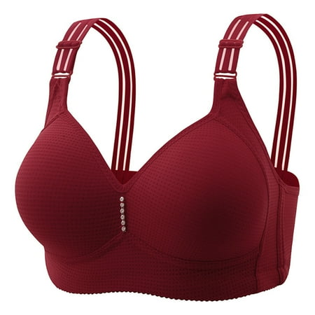 ZMHEGW Bras for Women Comfortable Medium Old Age Thin Style No Steel Ring Large Chest Small Soft Top Support Seamless Bralettes Underwear
ZMHEGW Bras for Women Comfortable Medium Old Age Thin Style No Steel Ring Large Chest Small Soft Top Support Seamless Bralettes Underwear