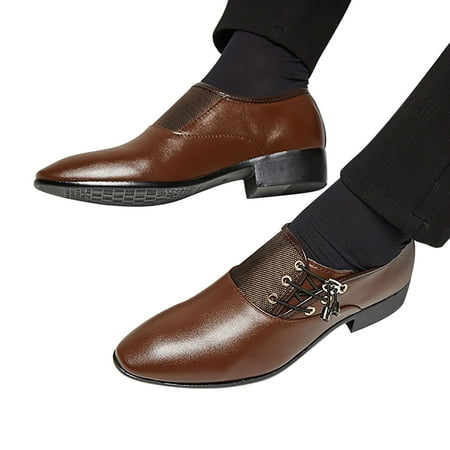 WQJNWEQ Men s Business Casual Breathable Soft Sole Comfortable Loafer Dress Shoes Solid Male Fall on Sale
WQJNWEQ Men s Business Casual Breathable Soft Sole Comfortable Loafer Dress Shoes Solid Male Fall on Sale