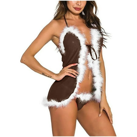 nsendm Petite Lingerie Womens Lingerie Christmas Girl V Neck Christmas Lingerie Bikini Underwear Women Underwear Coffee Medium
nsendm Petite Lingerie Womens Lingerie Christmas Girl V Neck Christmas Lingerie Bikini Underwear Women Underwear Coffee Medium