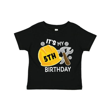 Inktastic Its My 5th Birthday with Construction Tools Gift Toddler Boy Girl T-Shirt
Inktastic Its My 5th Birthday with Construction Tools Gift Toddler Boy Girl T-Shirt