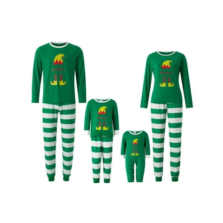 Listenwind Christmas Family Matching Pajamas Outfit Elf Printed Long Sleeve Tops with Elastic Pants Xmas Sleepwear Nightwear Set
Listenwind Christmas Family Matching Pajamas Outfit Elf Printed Long Sleeve Tops with Elastic Pants Xmas Sleepwear Nightwear Set