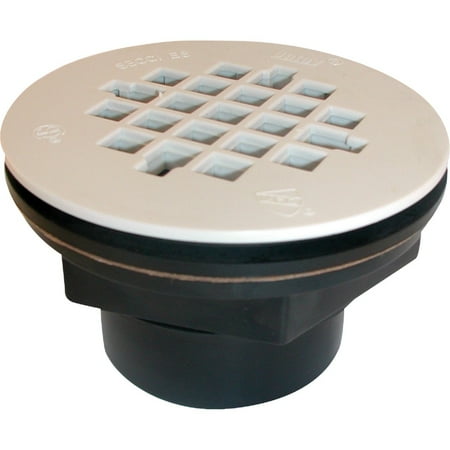Oatey 2 In. ABS Solvent Weld Shower Drain with 4-1/4 In. Plastic Strainer 42086
Oatey 2 In. ABS Solvent Weld Shower Drain with 4-1/4 In. Plastic Strainer 42086