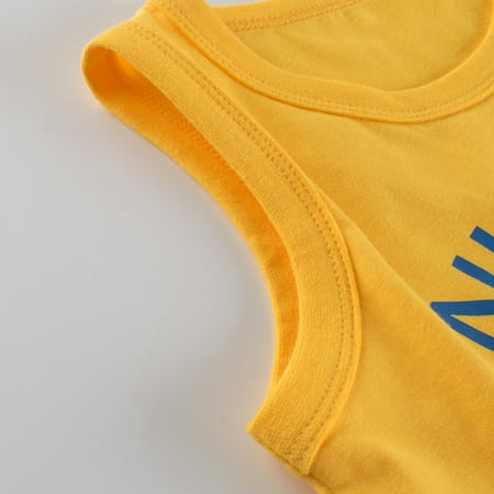 Cathalem Fruit Pack Toddler Kids Baby Boys Girls Letter Number 8 Sleeveless Crewneck Vest T Shirts Tops Tee Clothes Boys T Shirts Shirt Yellow 6-7 Years
Cathalem Fruit Pack Toddler Kids Baby Boys Girls Letter Number 8 Sleeveless Crewneck Vest T Shirts Tops Tee Clothes Boys T Shirts Shirt Yellow 6-7 Years