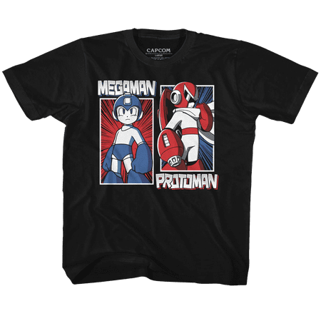 Mega Man Rock And Blues Black Children s T-Shirt