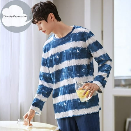 QWZNDZGR Spring Autumn Knitted Cotton Long Sleeved Men s Pajamas Sets Male Pajama Set Letter Pajama For Men Sleepwear Suit Homewear 3XL
QWZNDZGR Spring Autumn Knitted Cotton Long Sleeved Men s Pajamas Sets Male Pajama Set Letter Pajama For Men Sleepwear Suit Homewear 3XL