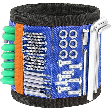 Magnetic Wristband Allisable Tool Belt with 15 Strong Magnets for Holding Screws Bolts Drills Tool Holder Gadgets for Construction Repair and Other DIY Double Pockets Super Lightweight
Magnetic Wristband Allisable Tool Belt with 15 Strong Magnets for Holding Screws Bolts Drills Tool Holder Gadgets for Construction Repair and Other DIY Double Pockets Super Lightweight