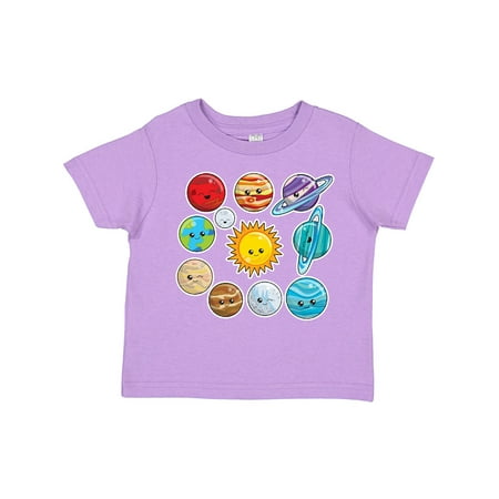 Inktastic Happy Sun Moon and Planets Gift Toddler Boy or Toddler Girl T-Shirt
