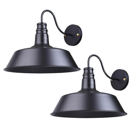 Yescom Retro Vintage Industrial Wall Sconce Gooseneck Barn Light Metal Shade 2 Pack
Yescom Retro Vintage Industrial Wall Sconce Gooseneck Barn Light Metal Shade 2 Pack