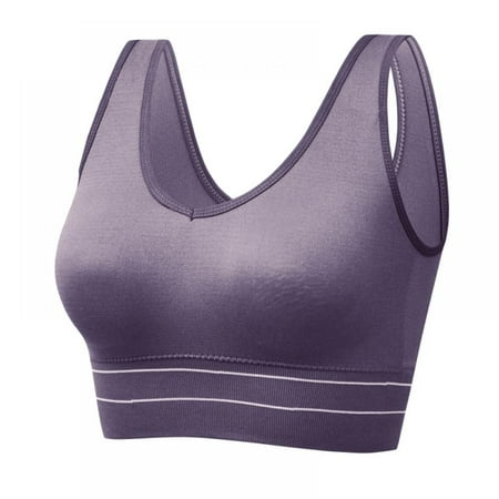 Xmarks Sports Bra for Women Padded Bras Seamless High Impact Yoga Exercise Athletic Bras Purple 32/70ABCD 34/75AB
Xmarks Sports Bra for Women Padded Bras Seamless High Impact Yoga Exercise Athletic Bras Purple 32/70ABCD 34/75AB