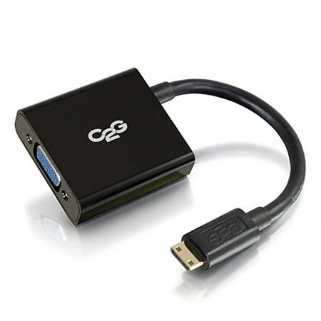 C2g Hdmi Male To Vga Female Adapter Converter Dongle - Hdmi\/vga For Video Device, Monitor, Notebook - 8\