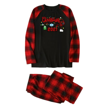 Scyoekwg Family Matching Christmas Pajamas Sets Holiday Family Comfy Loose Winter Warm Pajamas Set Long Sleeve and Long Pants Round Neck Christmas Pattern Print Baby-Kids-Adult Black S
Scyoekwg Family Matching Christmas Pajamas Sets Holiday Family Comfy Loose Winter Warm Pajamas Set Long Sleeve and Long Pants Round Neck Christmas Pattern Print Baby-Kids-Adult Black S