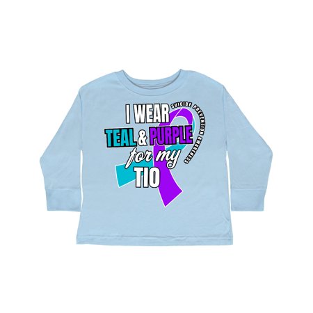 Inktastic Suicide Prevention I Wear Teal and Purple for My Tio Gift Toddler Boy or Toddler Girl Long Sleeve T-Shirt
Inktastic Suicide Prevention I Wear Teal and Purple for My Tio Gift Toddler Boy or Toddler Girl Long Sleeve T-Shirt